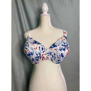Lane Bryant CACIQUE Floral 42DDD Bra NWT